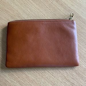 Madewell Brown Leather Clutch Wallet NWT